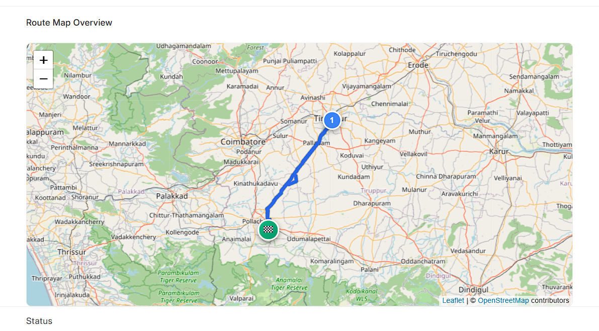 Dispatch Route Optimization (OpenStreetMap)